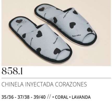 Chinelas Corazones