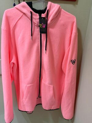 Campera polar con capucha
