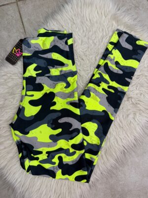 Calza Camuflada Fluo