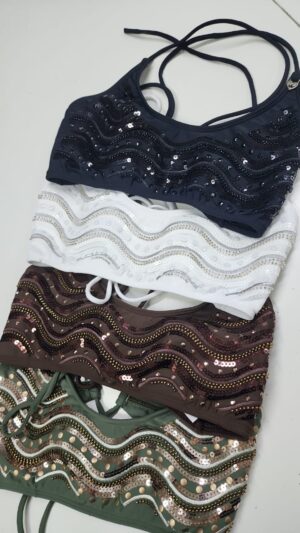 Top con lentejuelas