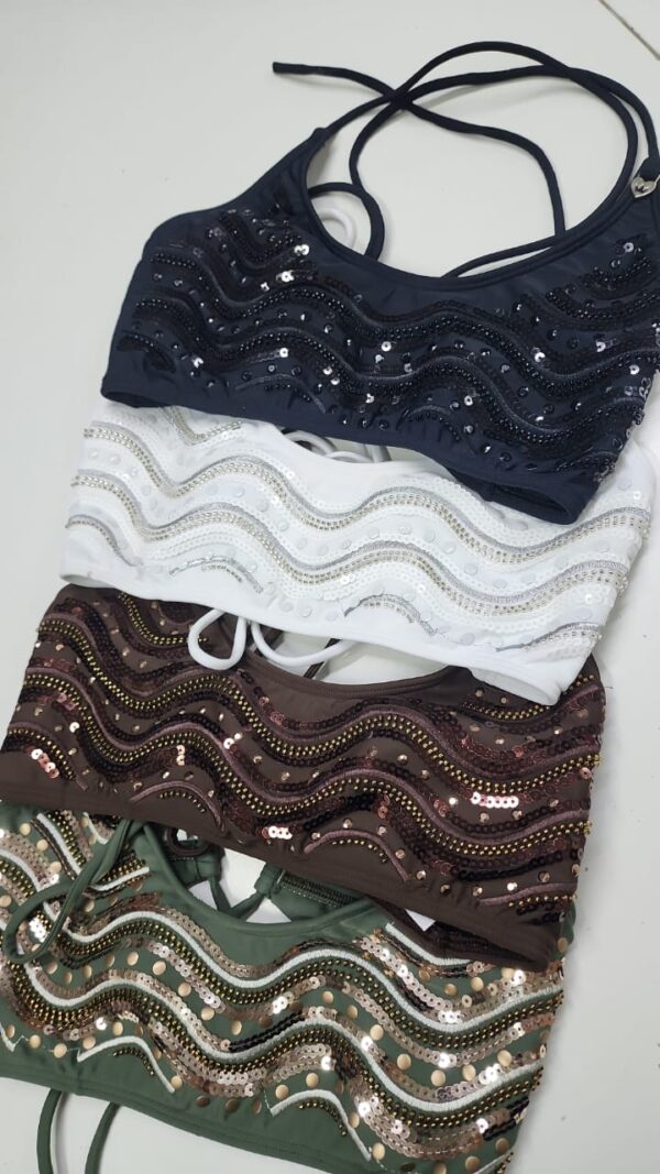 Top con lentejuelas